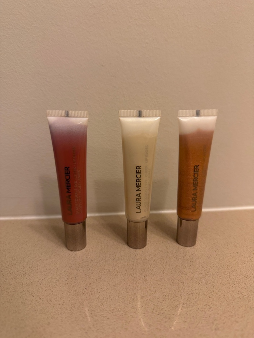 laura mercier Lip, eye & Cheek Gloss Trio - full size